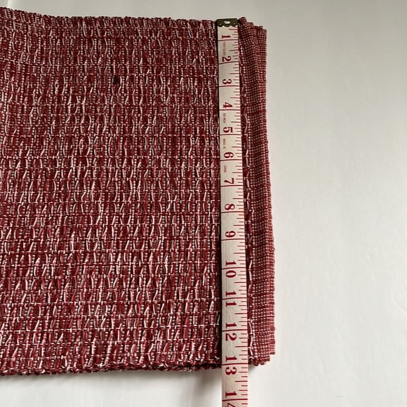 Red and White 4 Woven Placemats Bundle of 4 NWOT - Picture 5 of 7